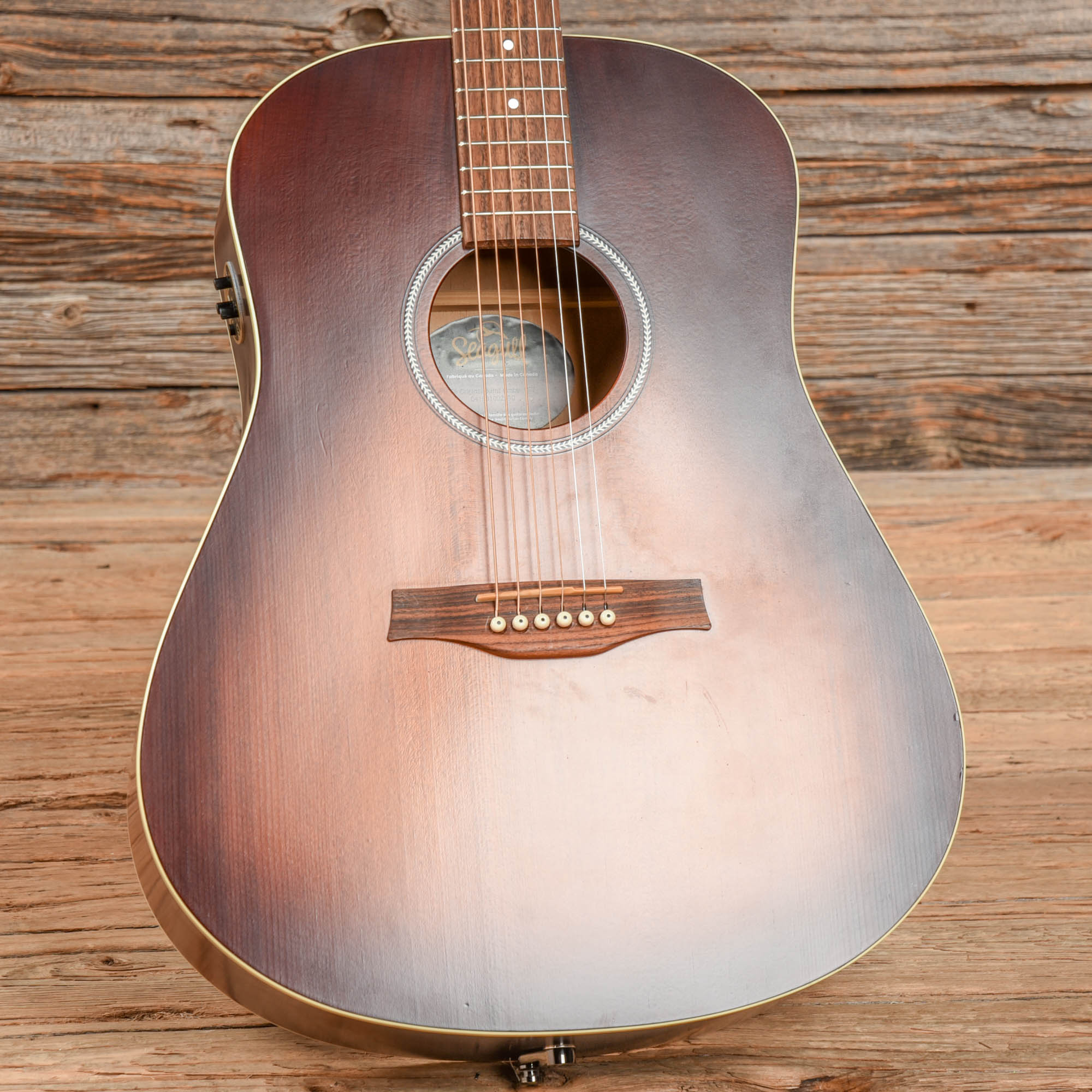Seagull S6 Original QIT Burnt Umber Acoustic Guitars / Dreadnought