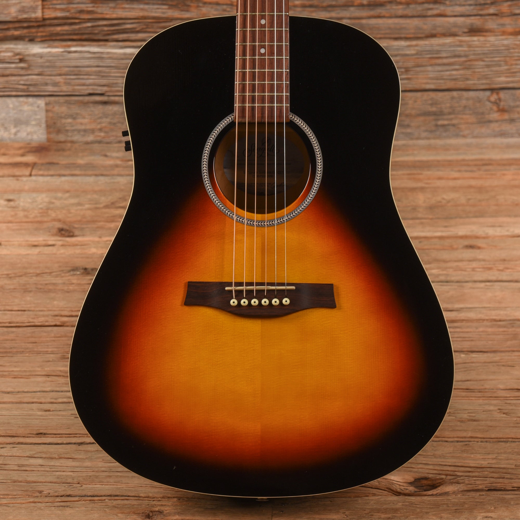 Seagull S6 Spruce GT QIT Sunburst Sunburst Acoustic Guitars / Dreadnought
