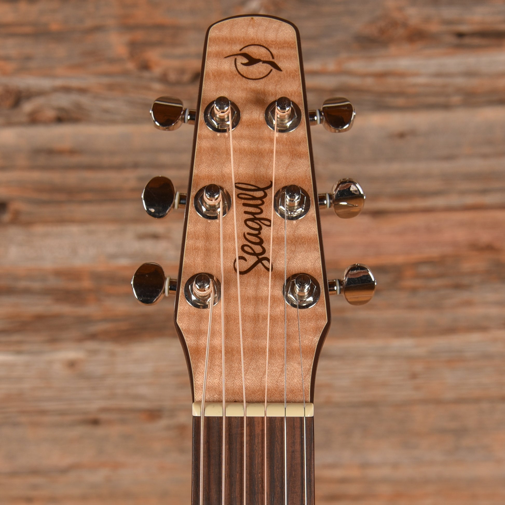 Seagull Performer CW Mini Jumbo HG Natural Acoustic Guitars / Jumbo