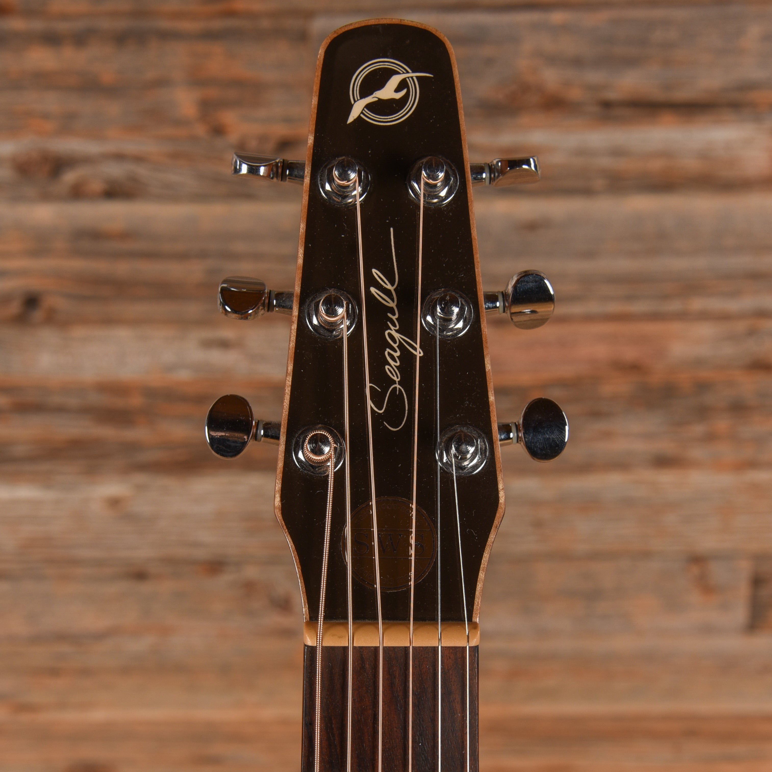Seagull Maritime SWS Mini Jumbo QI Natural Acoustic Guitars / Mini/Travel