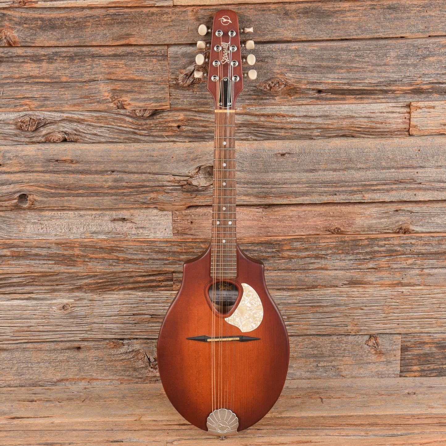 Seagull S8 Burnt Umber SG A-Style Mandolin Sunburst Folk Instruments / Mandolins