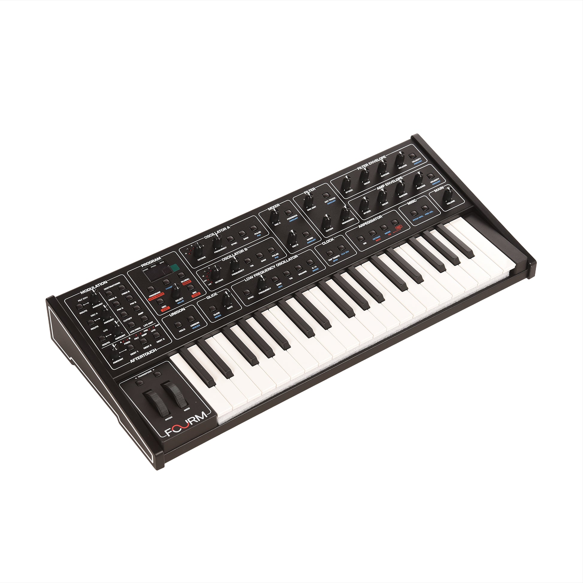 Sequential Fourm 4-Voice Polyphonic Analog Synthesizer w/ Polyphonic Aftertouch Keyboards and Synths / Synths / Analog Synths