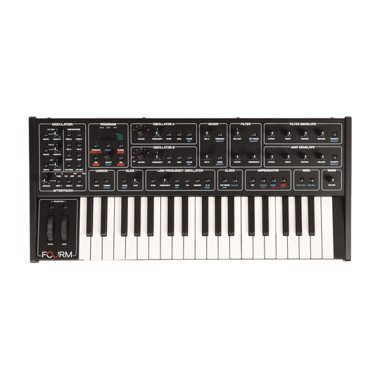 Sequential Fourm 4-Voice Polyphonic Analog Synthesizer w/ Polyphonic Aftertouch Keyboards and Synths / Synths / Analog Synths