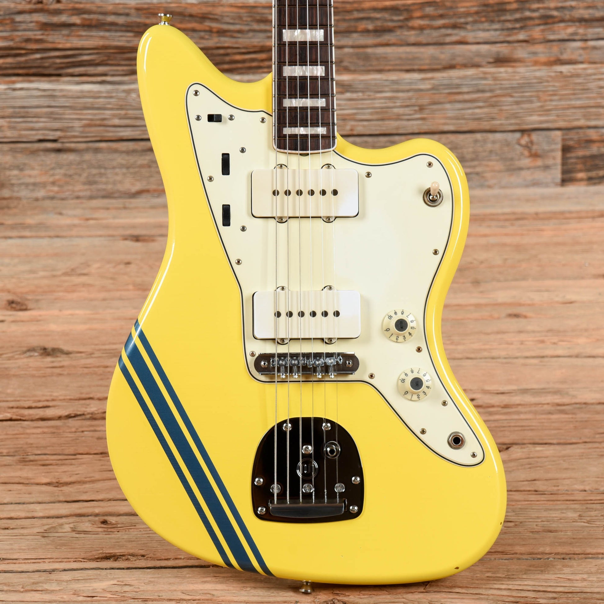 Seuf Old Hand OH-10 Graffiti Yellow Electric Guitars / Solid Body