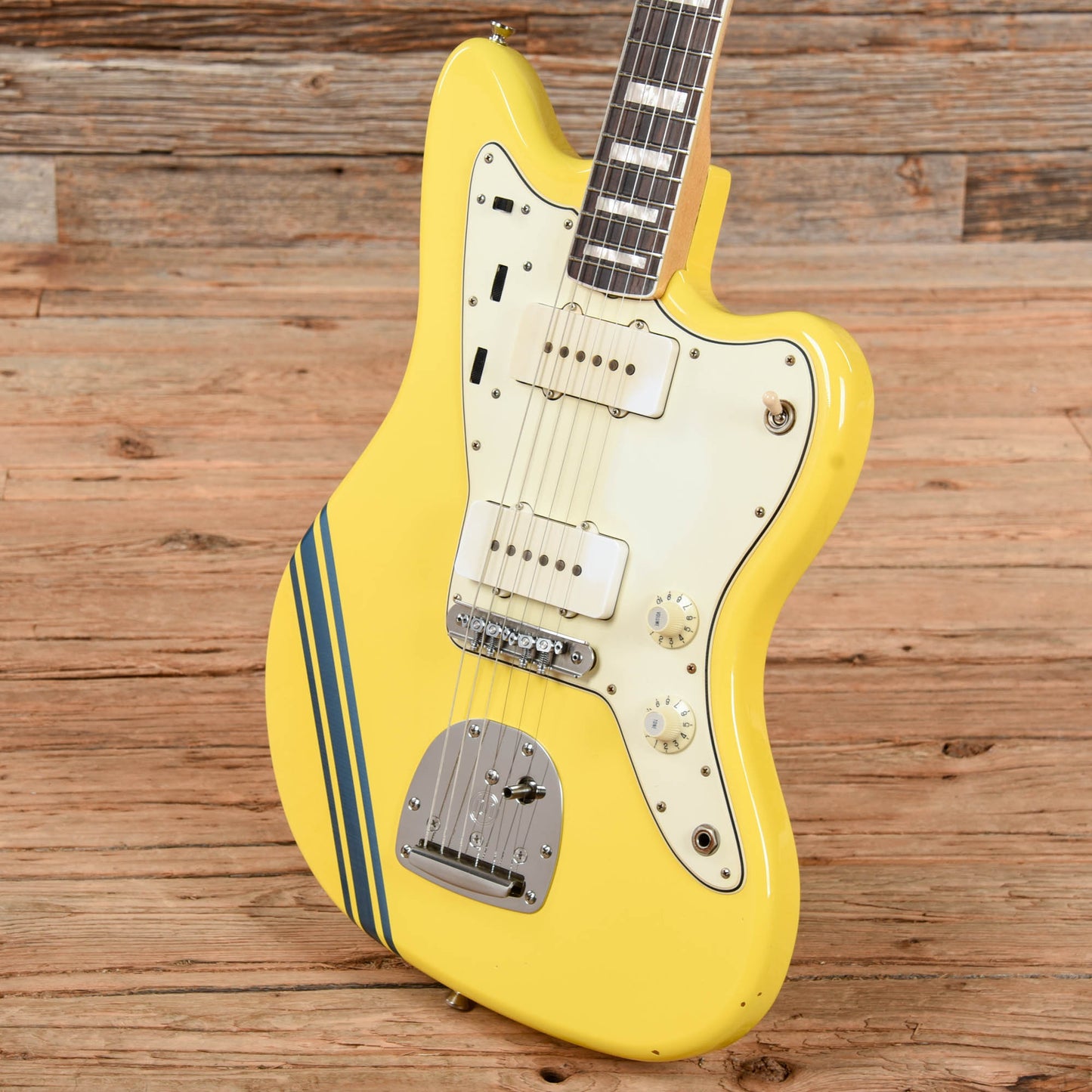 Seuf Old Hand OH-10 Graffiti Yellow Electric Guitars / Solid Body