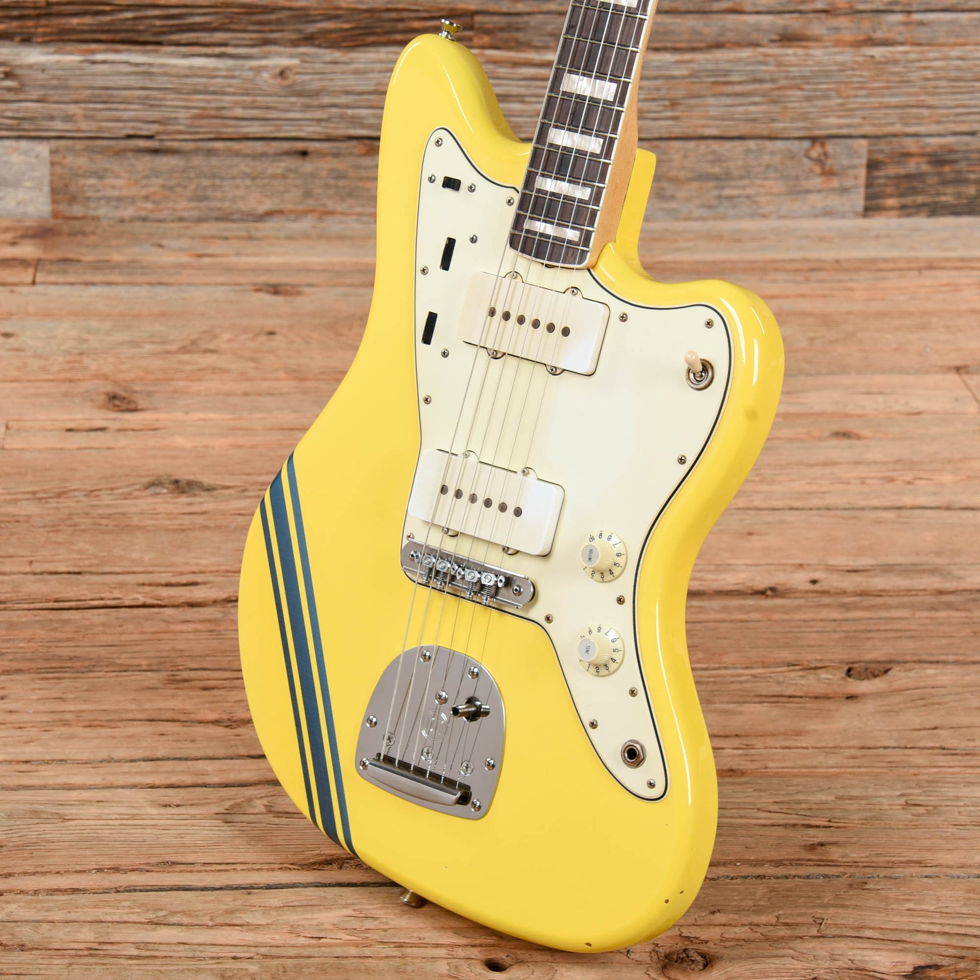 Seuf Old Hand OH-10 Graffiti Yellow Electric Guitars / Solid Body