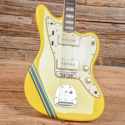 Seuf Old Hand OH-10 Graffiti Yellow Electric Guitars / Solid Body
