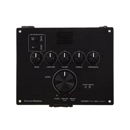 Seymour Duncan PowerStage 100 Stereo 100w Guitar Amp Pedal Black Effects and Pedals / Preamps