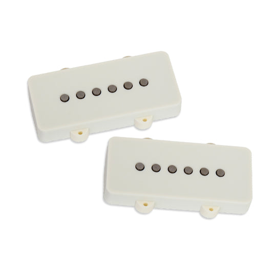 Seymour Duncan Jazzmaster Silencer Hot Pickup Set Parchment Parts / Guitar Pickups