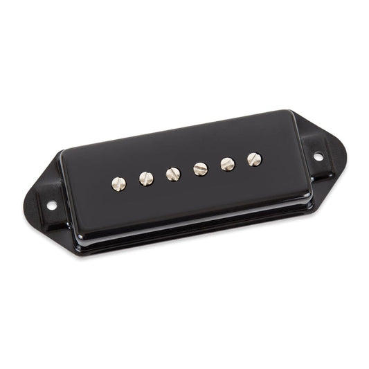 Seymour Duncan P90 Silencer Dog Ear Hot Bridge Pickup Black Parts / Guitar Pickups