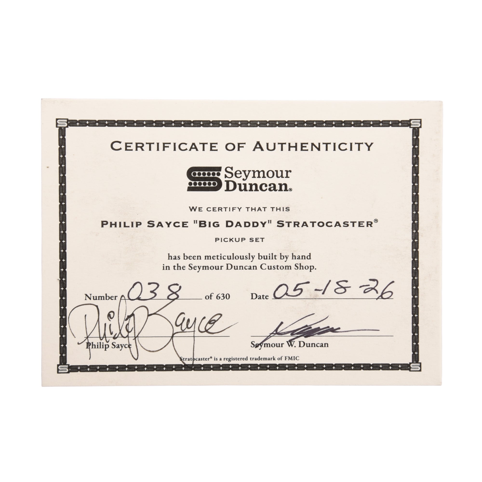 Seymour Duncan Philip Sayce Daddy Limited Pickup Set – Chicago
