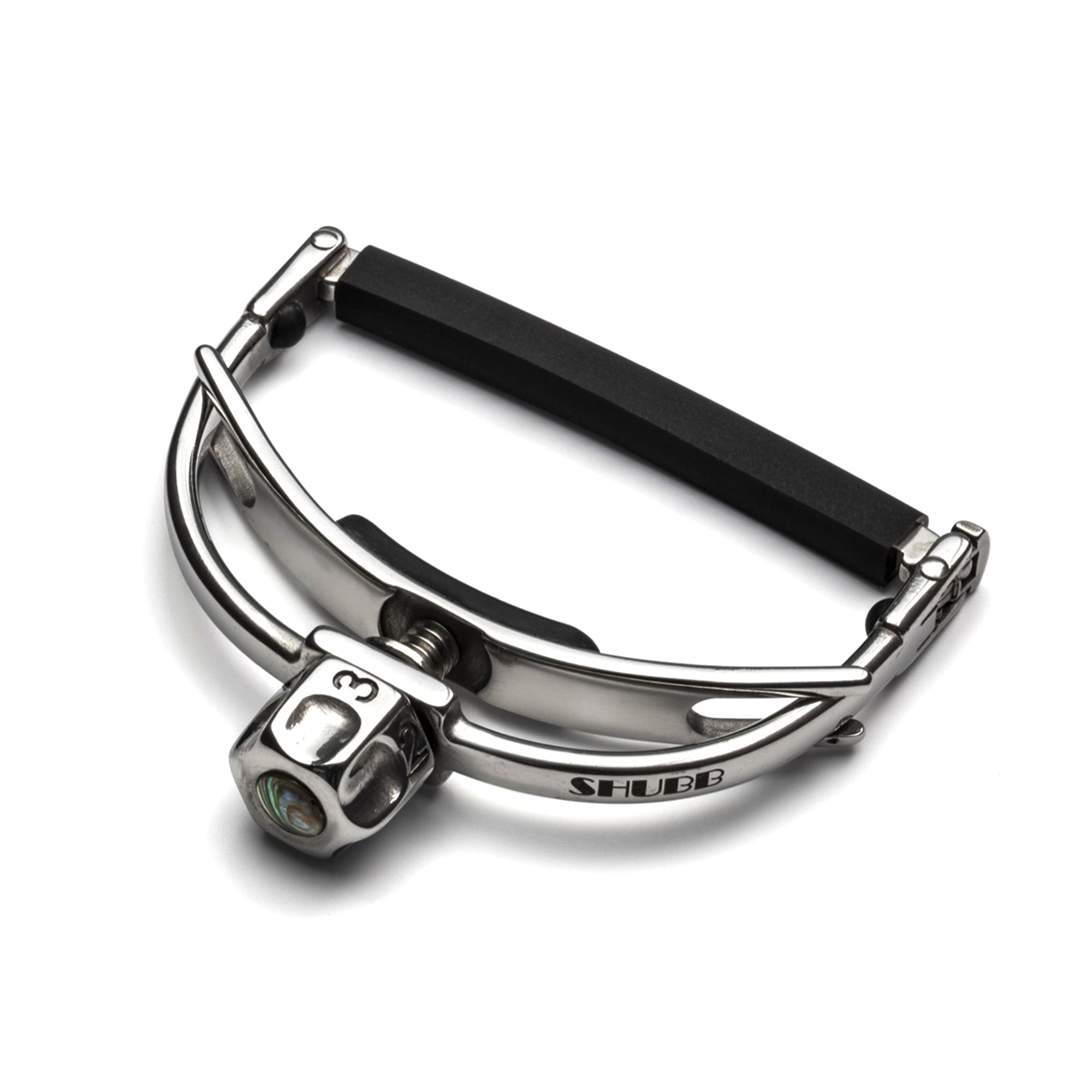 Shubb F3 FineTune Steel String Guitar Capo Wide Stainless Steel ...