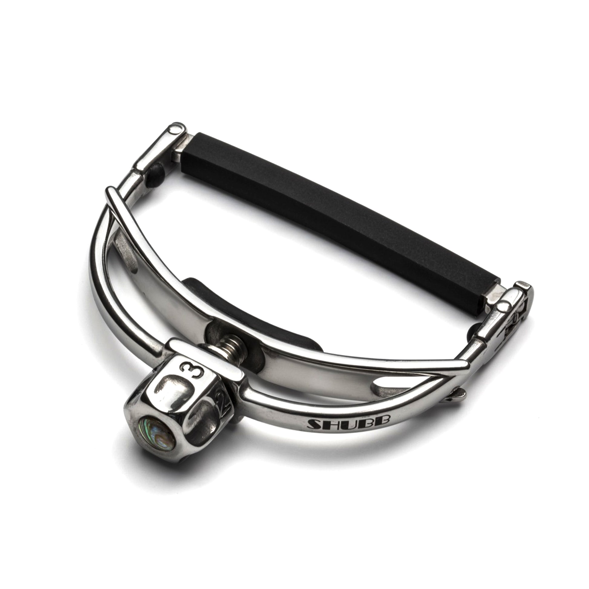 Shubb F3 FineTune Steel String Guitar Capo Wide Stainless Steel Accessories / Capos