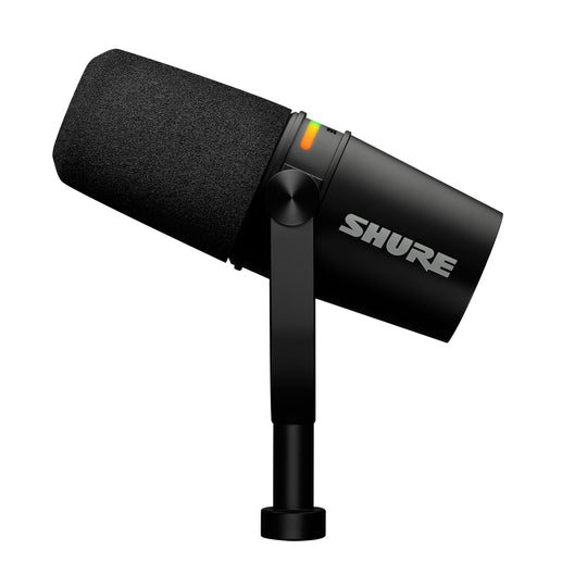 Shure MV7+ XLR & USB Dynamic Podcast & Streaming Mic Black Pro Audio / Microphones