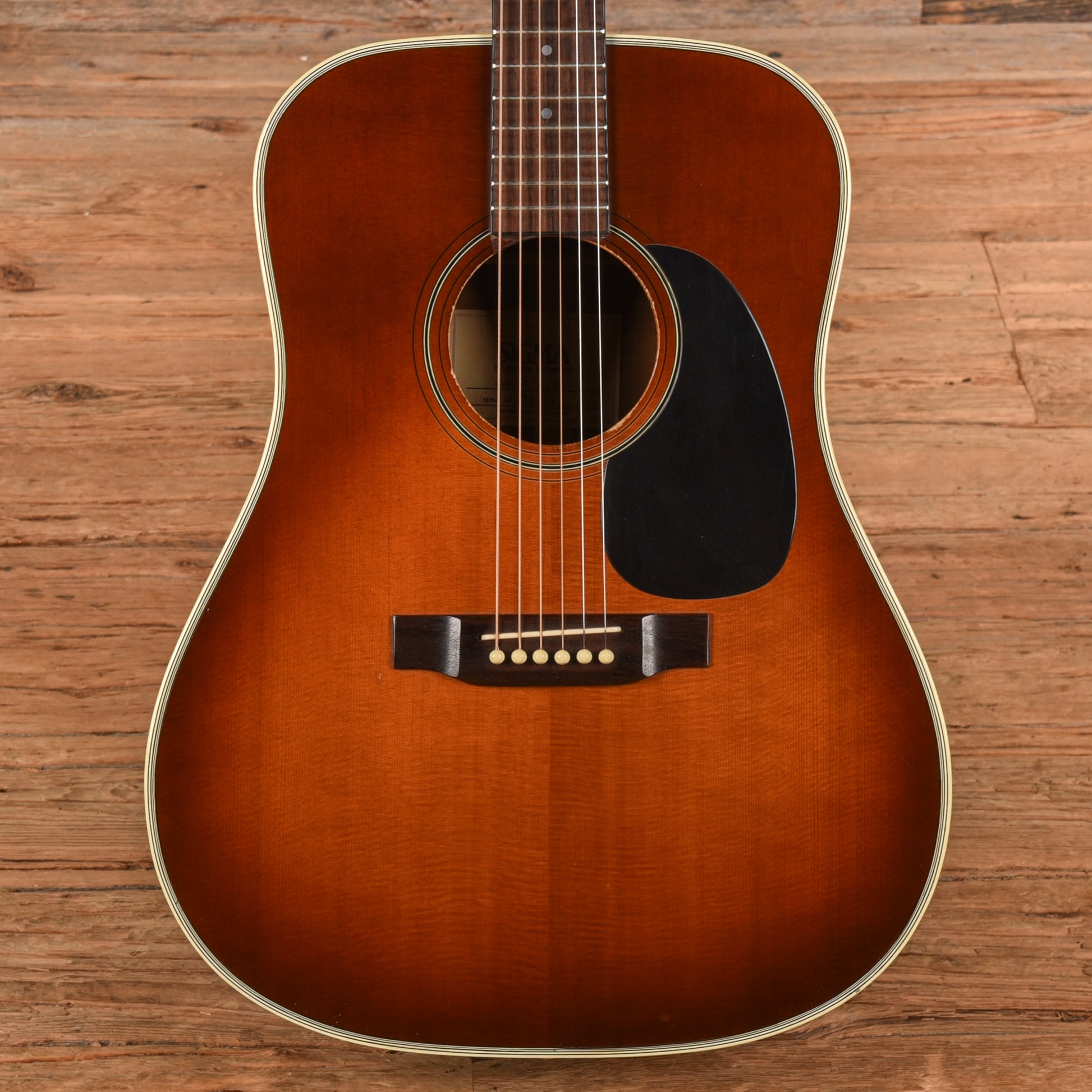 Sigma SDR-7S Sunburst 1978 Acoustic Guitars