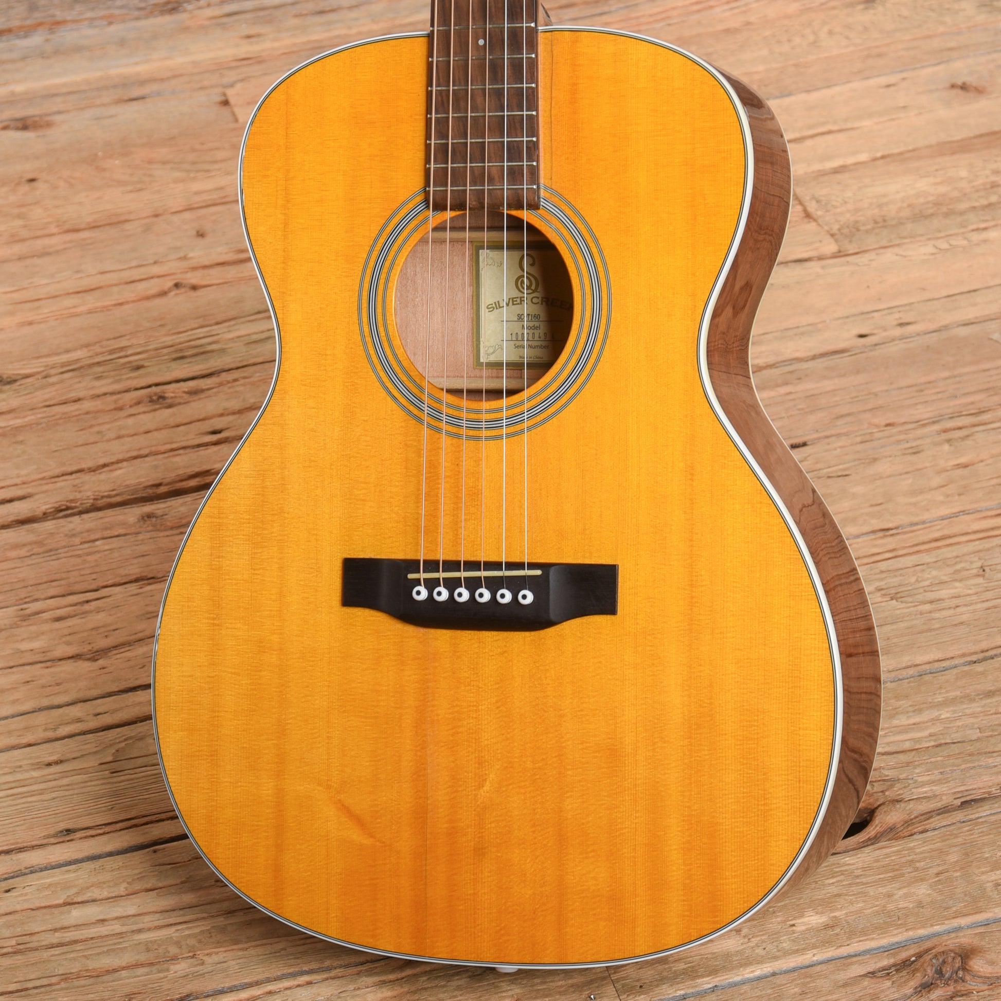 Silver Creek SC-T160 Natural 2010 Acoustic Guitars / OM and Auditorium