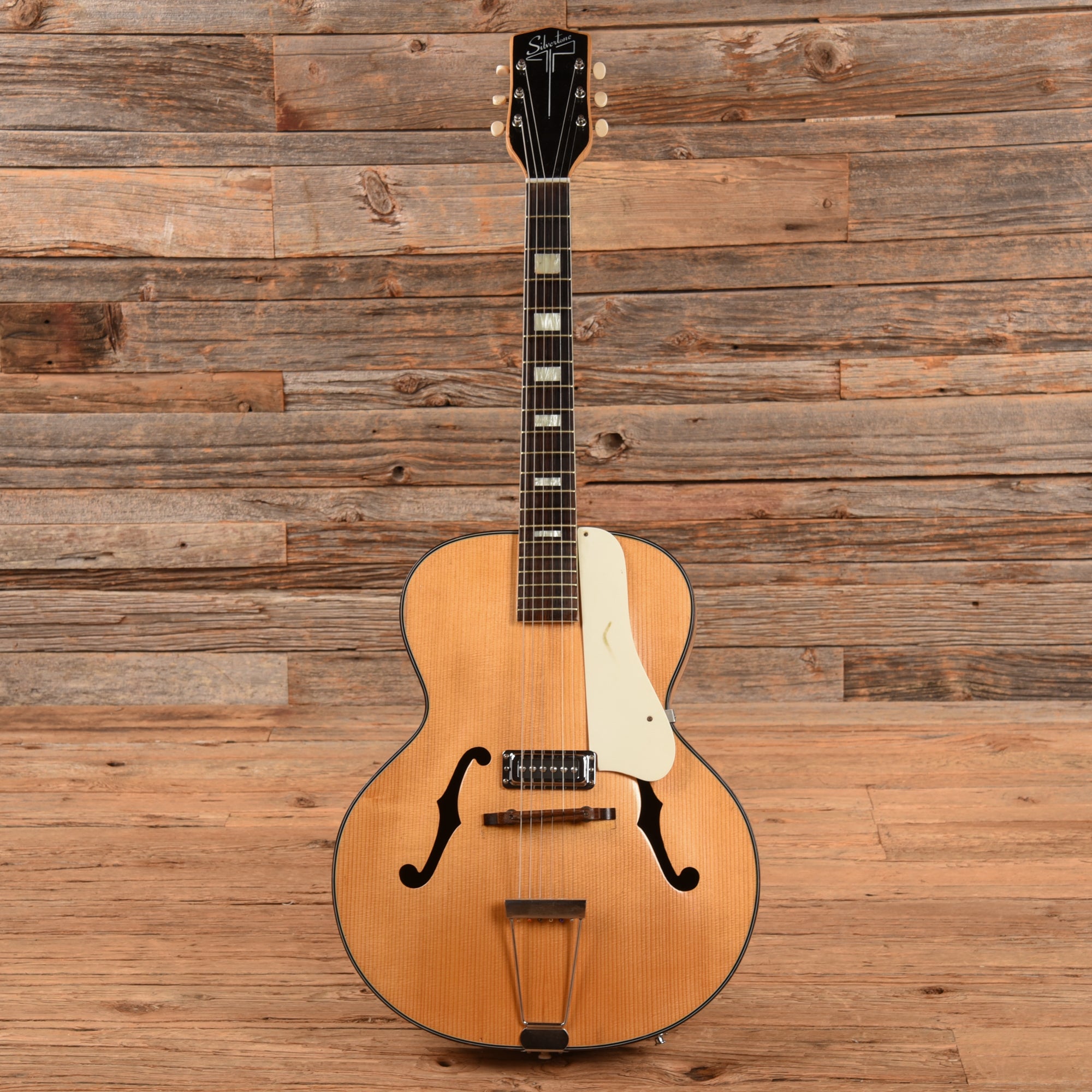 Silvertone Archtop Natural 1950s Acoustic Guitars / Archtop