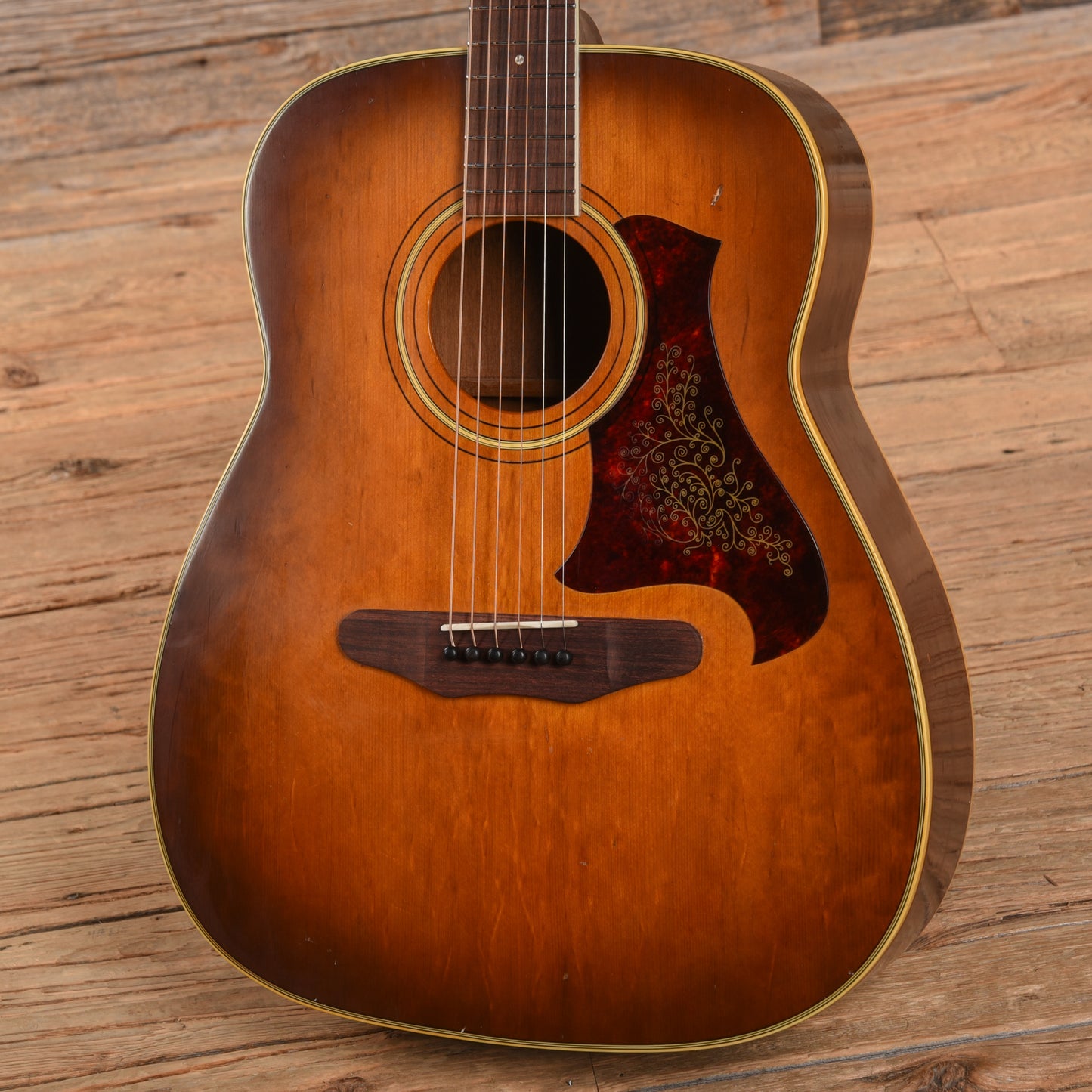 Silvertone 1221 Natural 1971 Acoustic Guitars / Jumbo