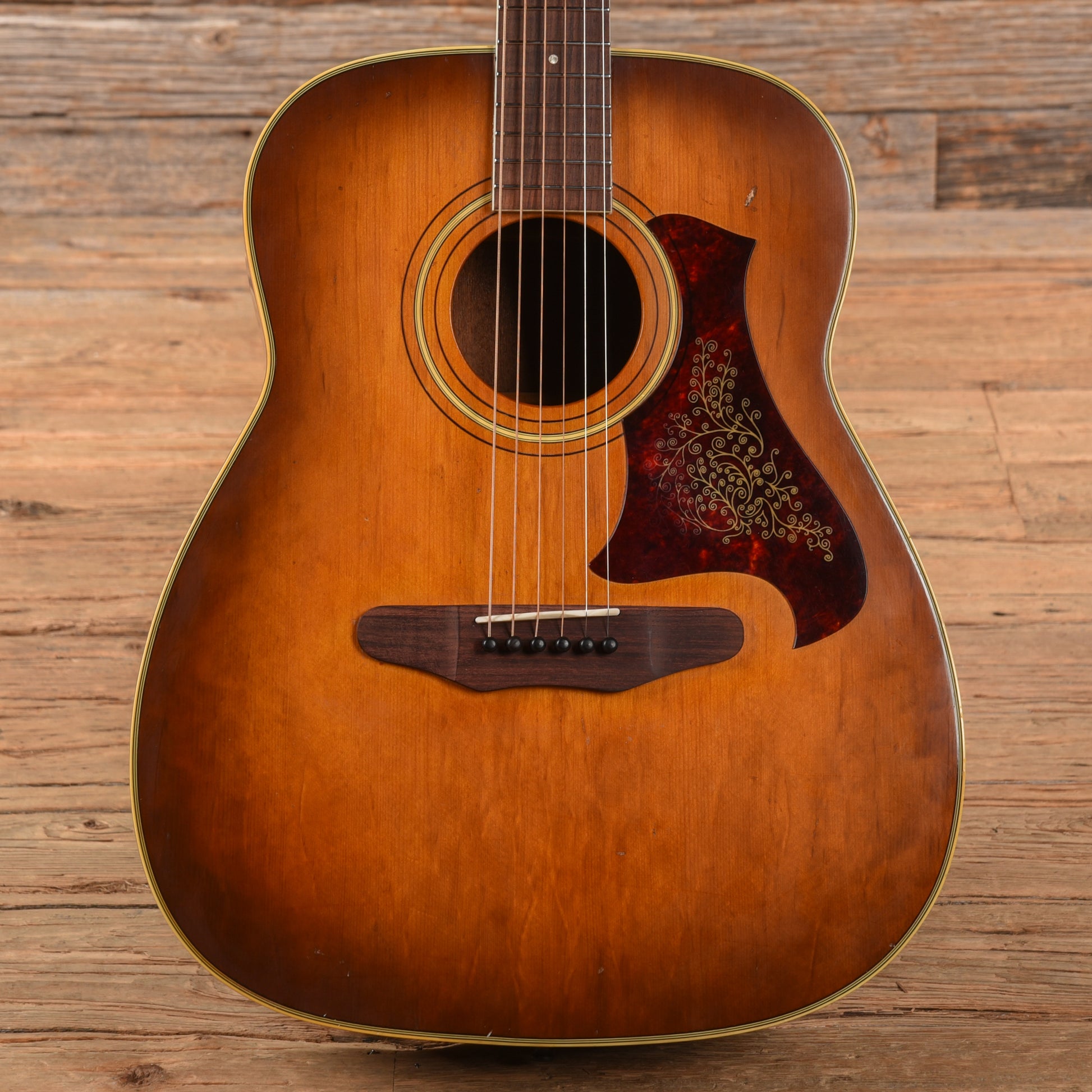 Silvertone 1221 Natural 1971 Acoustic Guitars / Jumbo