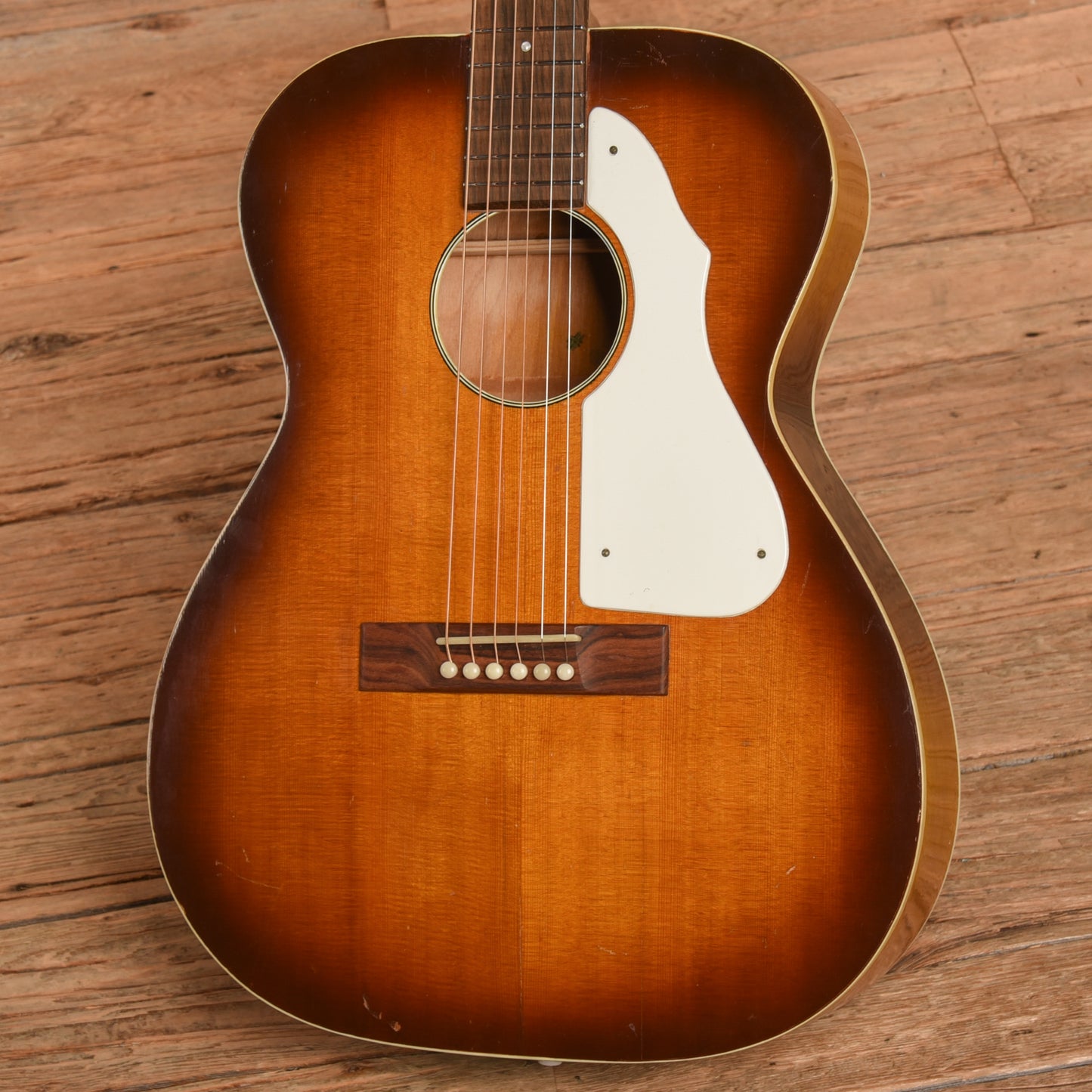 Silvertone H621 X-Brace conversion Sunburst 1960s Acoustic Guitars / OM and Auditorium