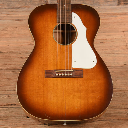 Silvertone H621 X-Brace conversion Sunburst 1960s Acoustic Guitars / OM and Auditorium