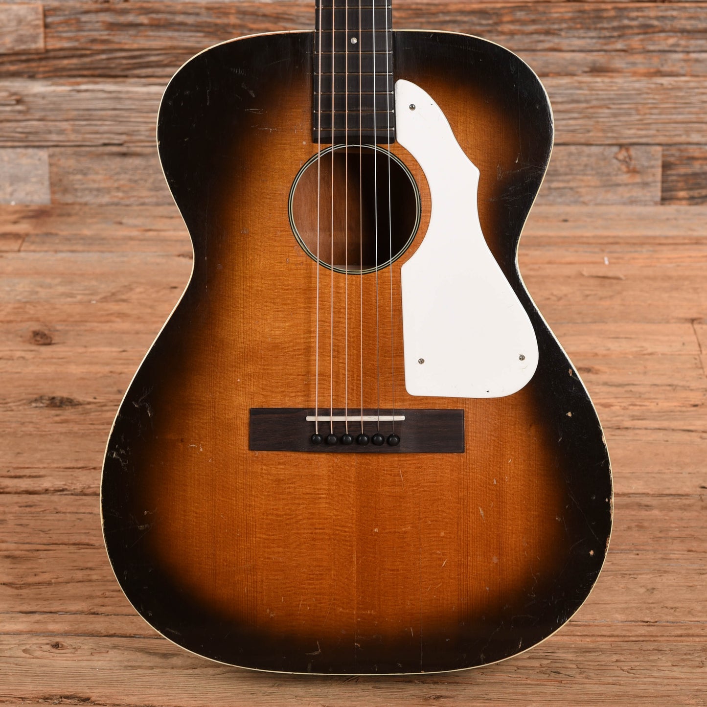 Silvertone H625 X-Brace Conversion Sunburst 1962 Acoustic Guitars
