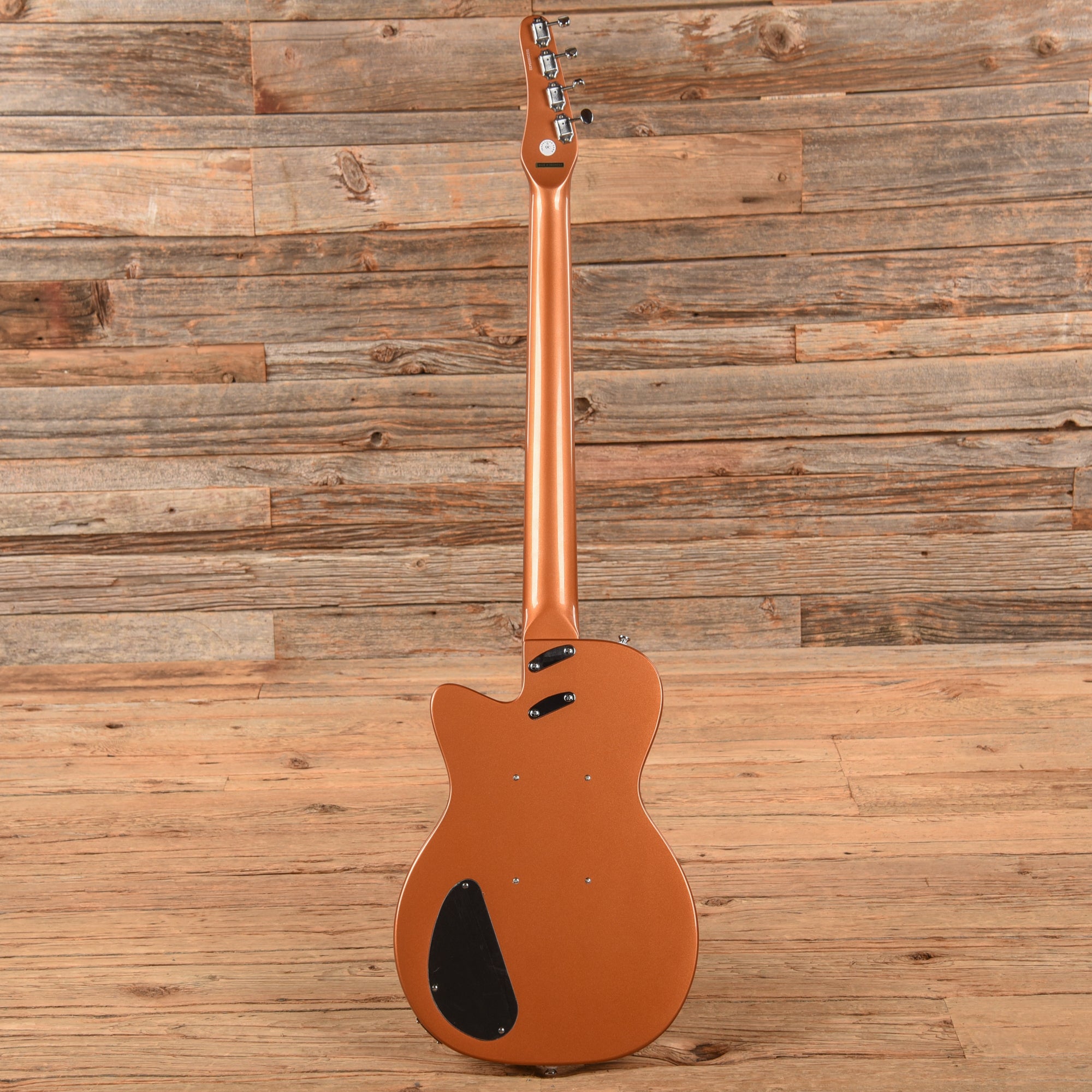 Silvertone 1444 Short Scale Bass Copper Metallic Bass Guitars / 4-String