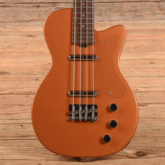 Silvertone 1444 Short Scale Bass Copper Metallic Bass Guitars / 4-String