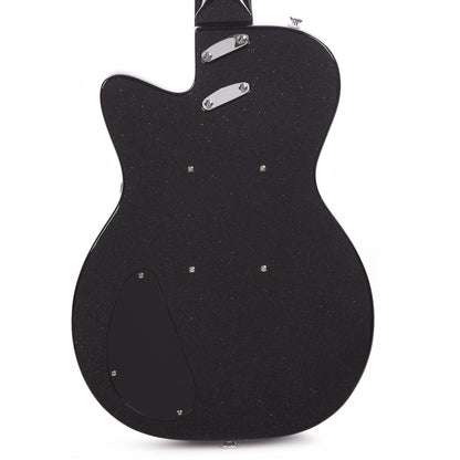 Silvertone 1444 Short Scale Bass Black Silver Flake Bass Guitars / Short Scale