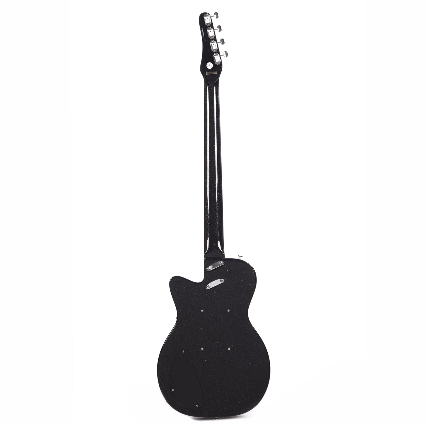 Silvertone 1444 Short Scale Bass Black Silver Flake Bass Guitars / Short Scale