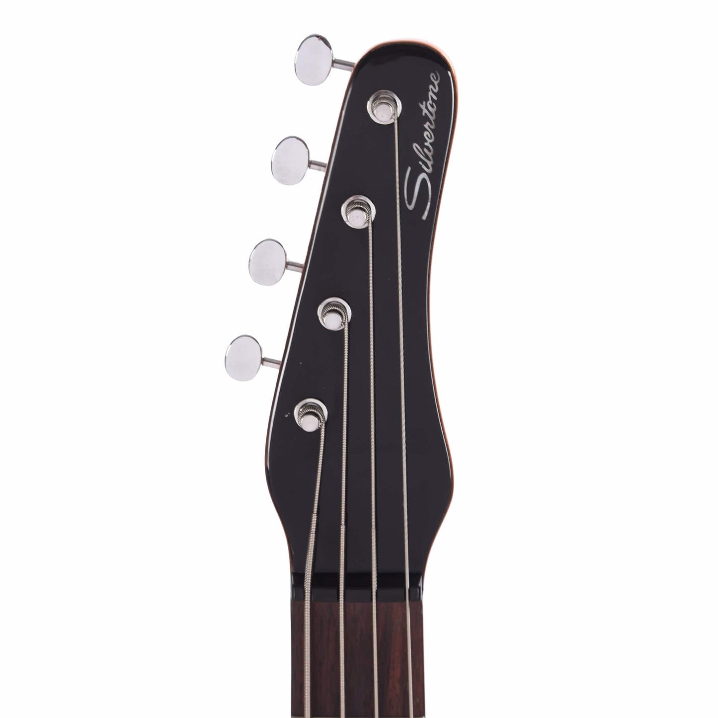 Silvertone 1444 Short Scale Bass Copper Metallic Bass Guitars / Short Scale