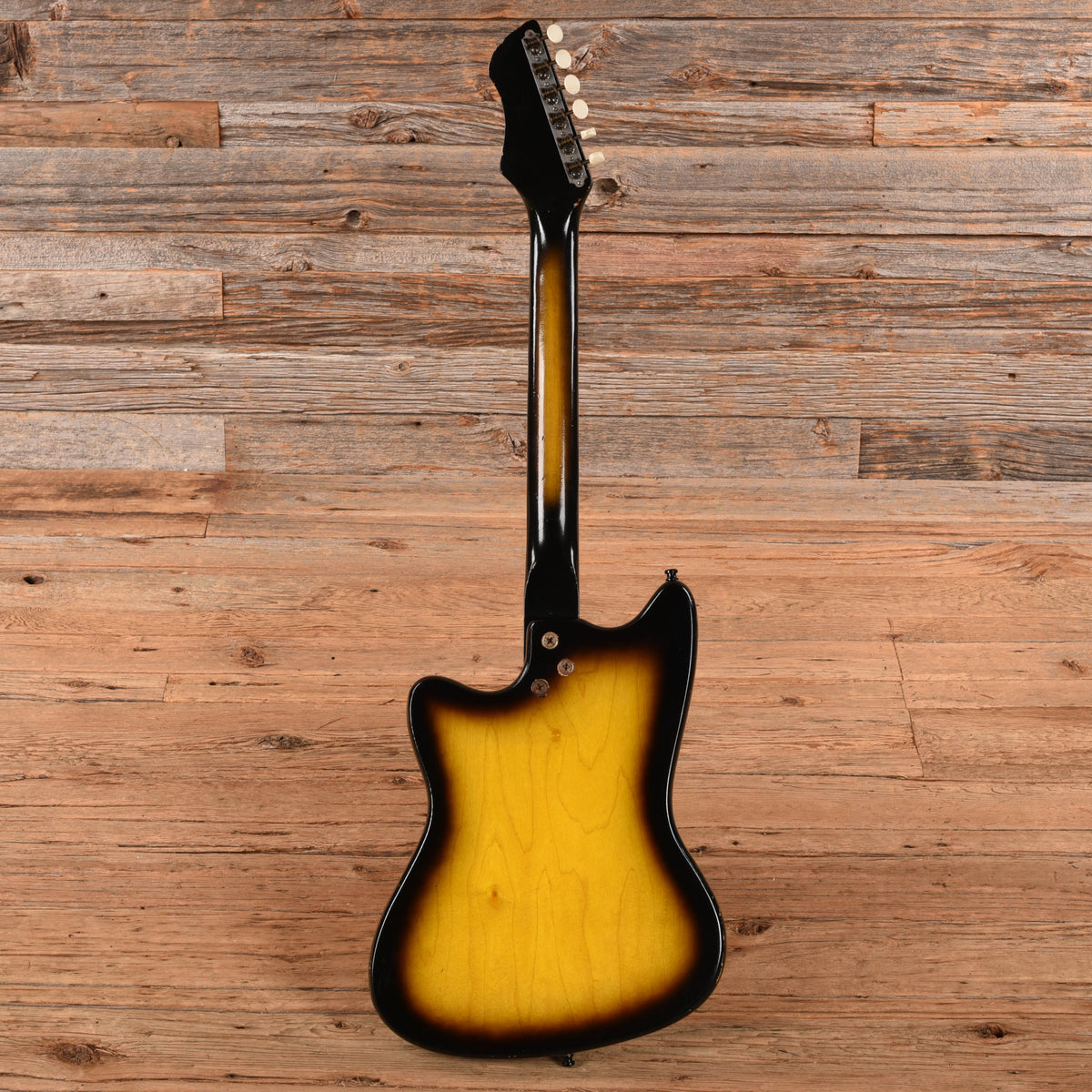 Silvertone 1449 Bobkat Sunburst 1966 Bass Guitars