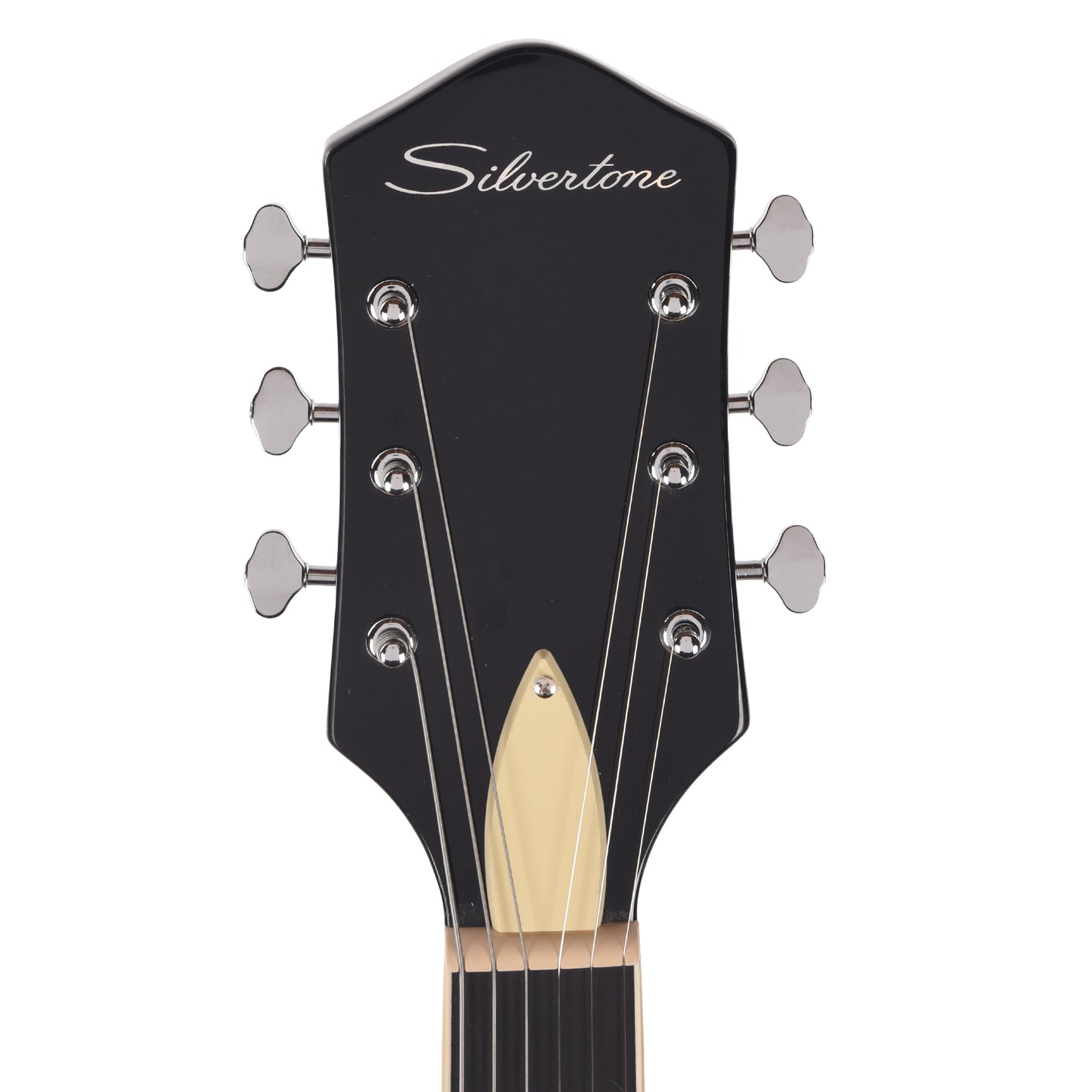 Silvertone 1446 TTSB Single Cut Semi-Hollow Electric Guitar w/ Trapeze Tailpiece Tobacco Sunburst Electric Guitars / Semi-Hollow