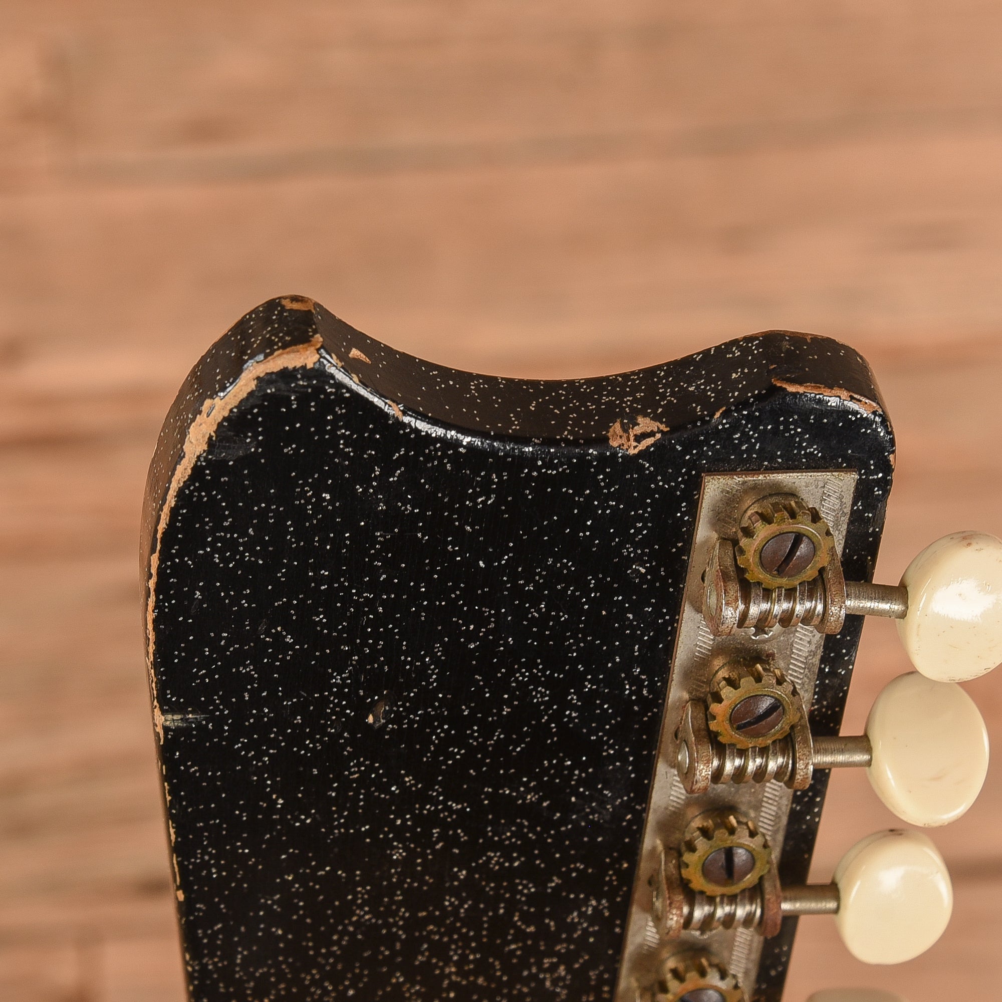 Silvertone 1448 w/ Amp in Case Black 1960s Electric Guitars / Semi-Hollow
