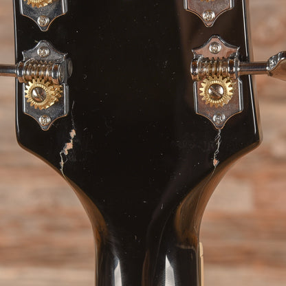 Silvertone 1446 TTSB Single Cut Semi-Hollow Electric Guitar w/ Trapeze Tailpiece Tobacco Sunburst Electric Guitars