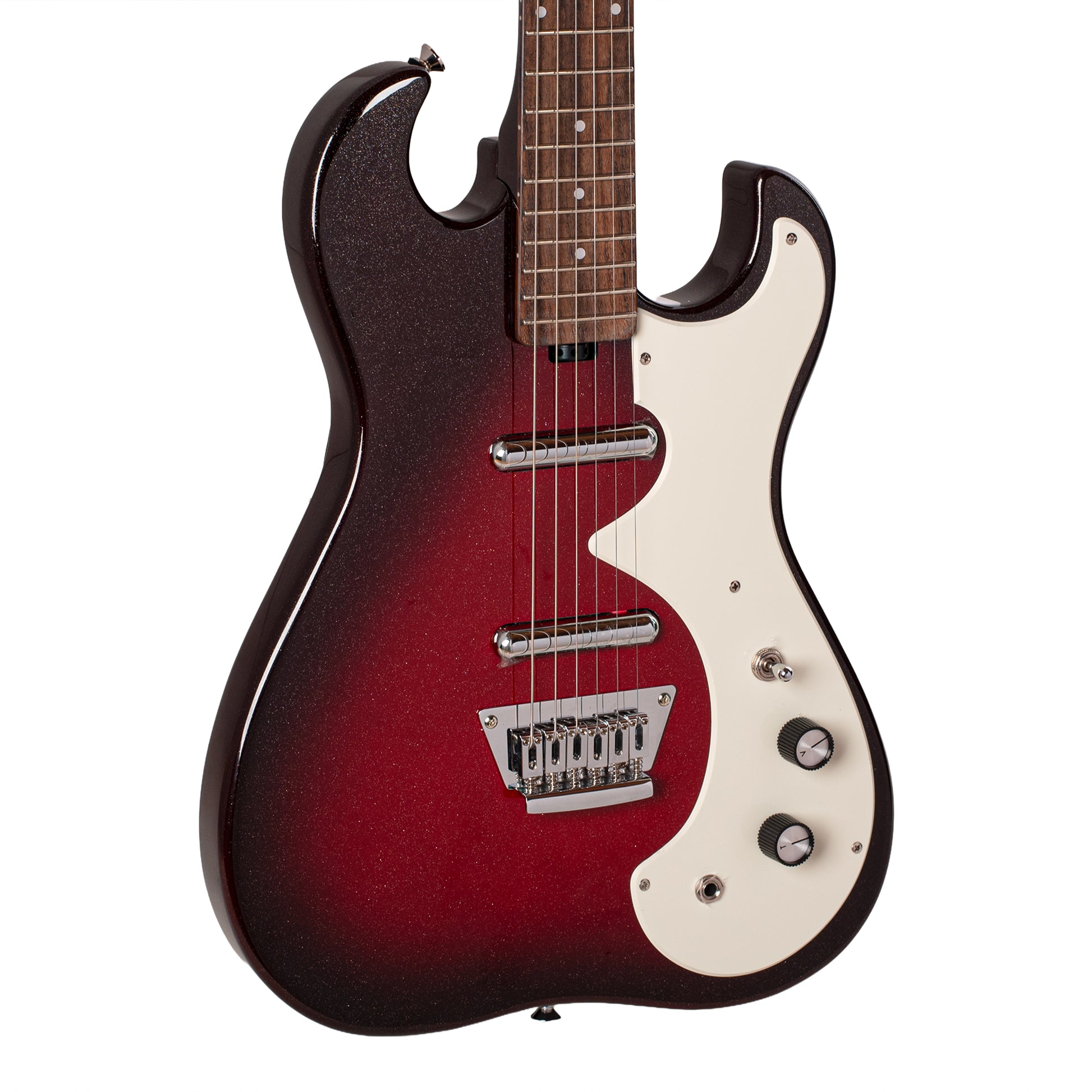 Silvertone 1449 RSFB2 Red Silver Flake Burst Electric Guitars