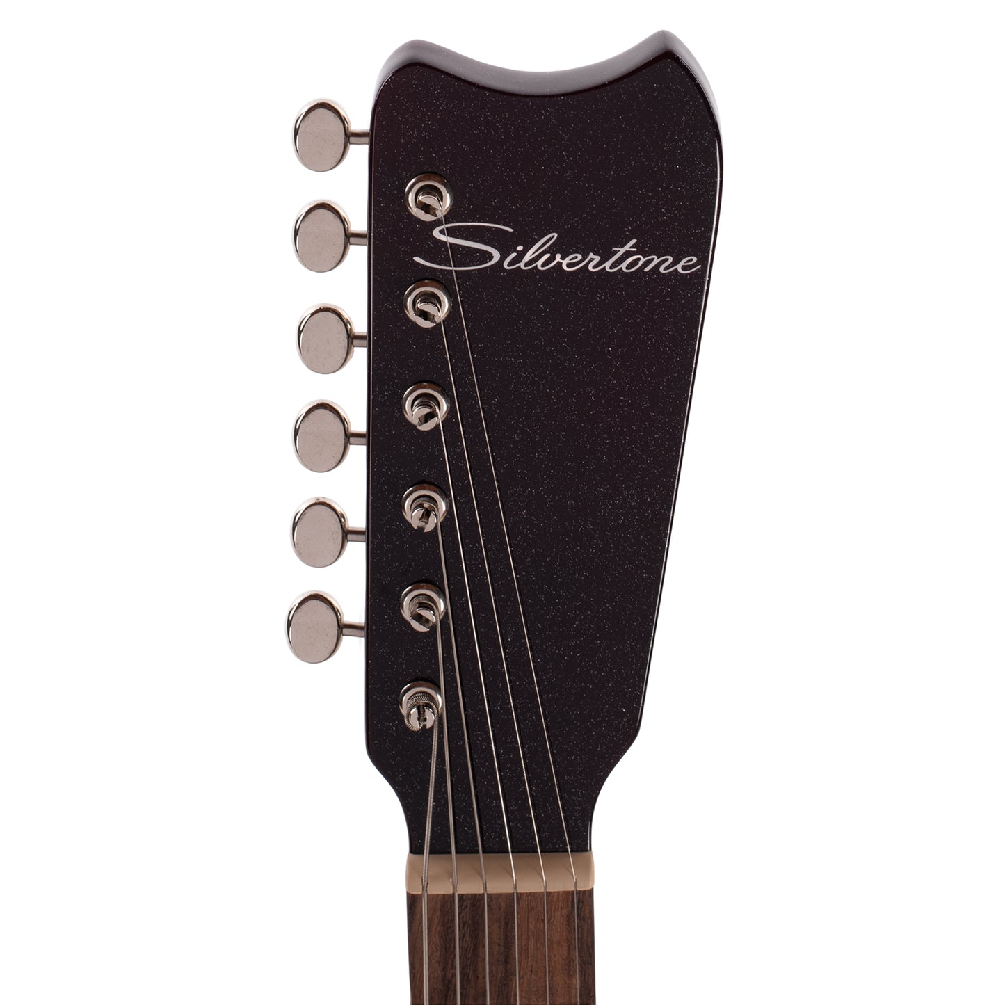 Silvertone 1449 RSFB2 Red Silver Flake Burst Electric Guitars