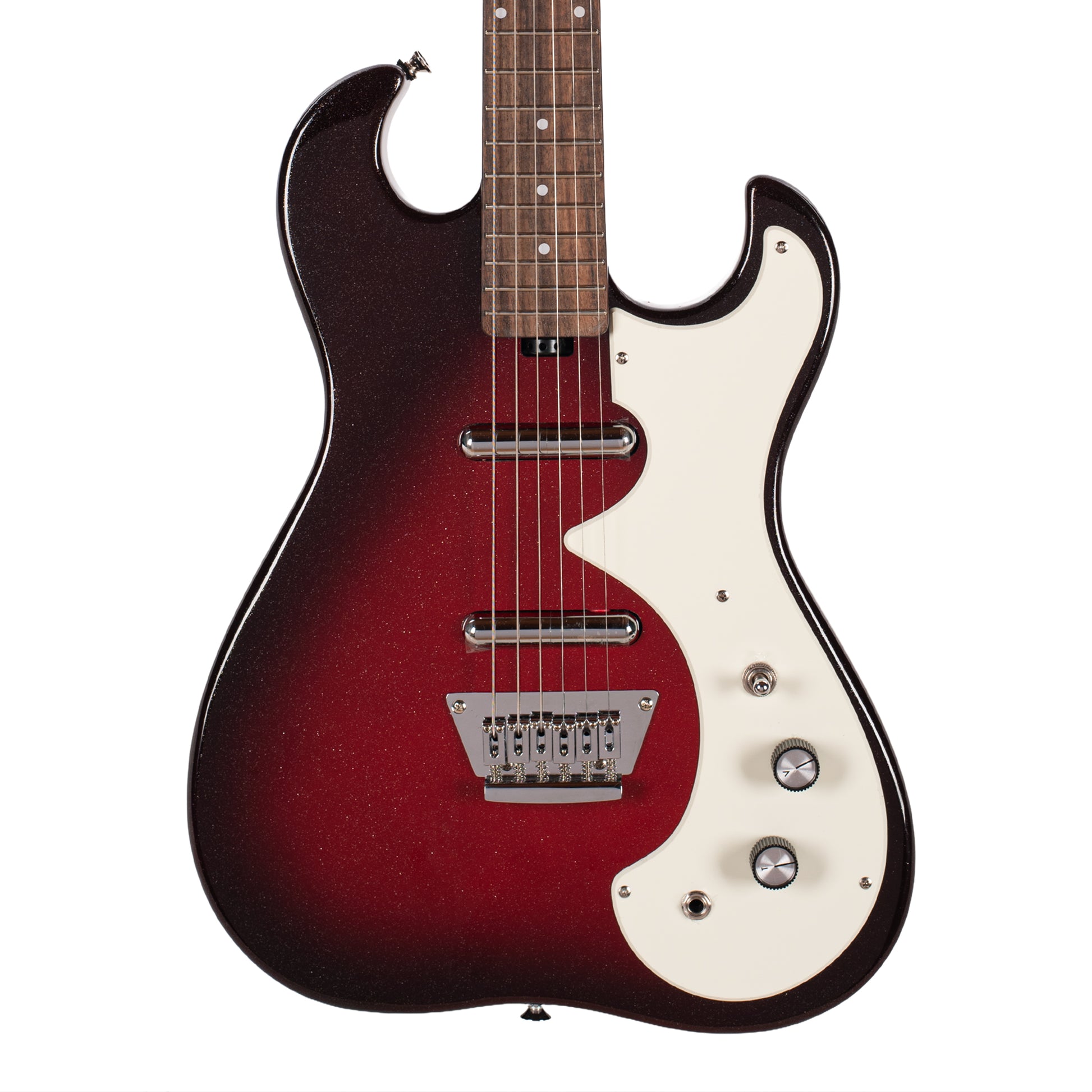 Silvertone 1449 RSFB2 Red Silver Flake Burst Electric Guitars