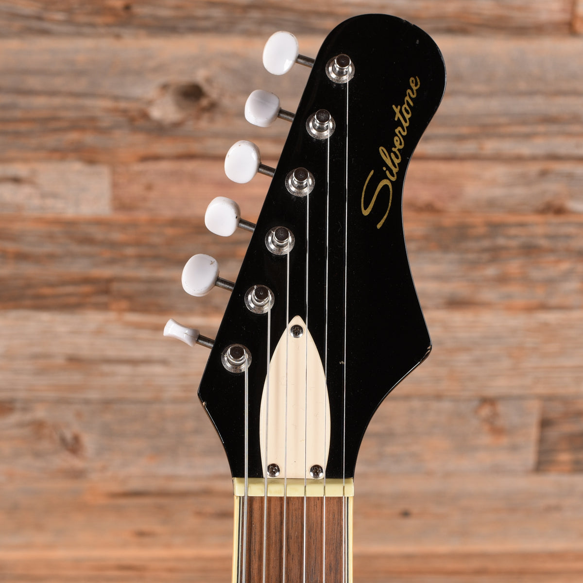 Silvertone 1478 Black Electric Guitars