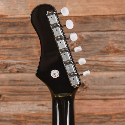 Silvertone 1478 Silhouette Red Silver Flake Burst Electric Guitars