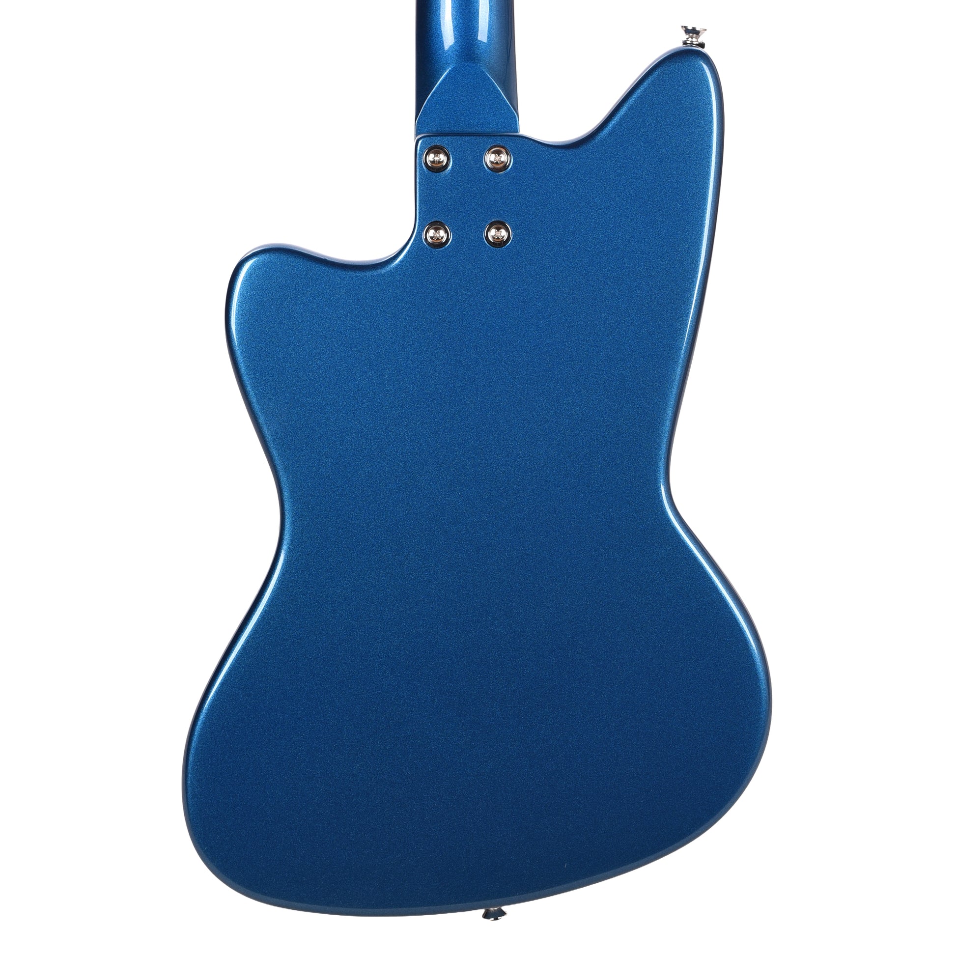 Silvertone 1478 SPBL Offset Solid Body Electric Guitar w/ Stop Tailpiece Pelham Blue Electric Guitars