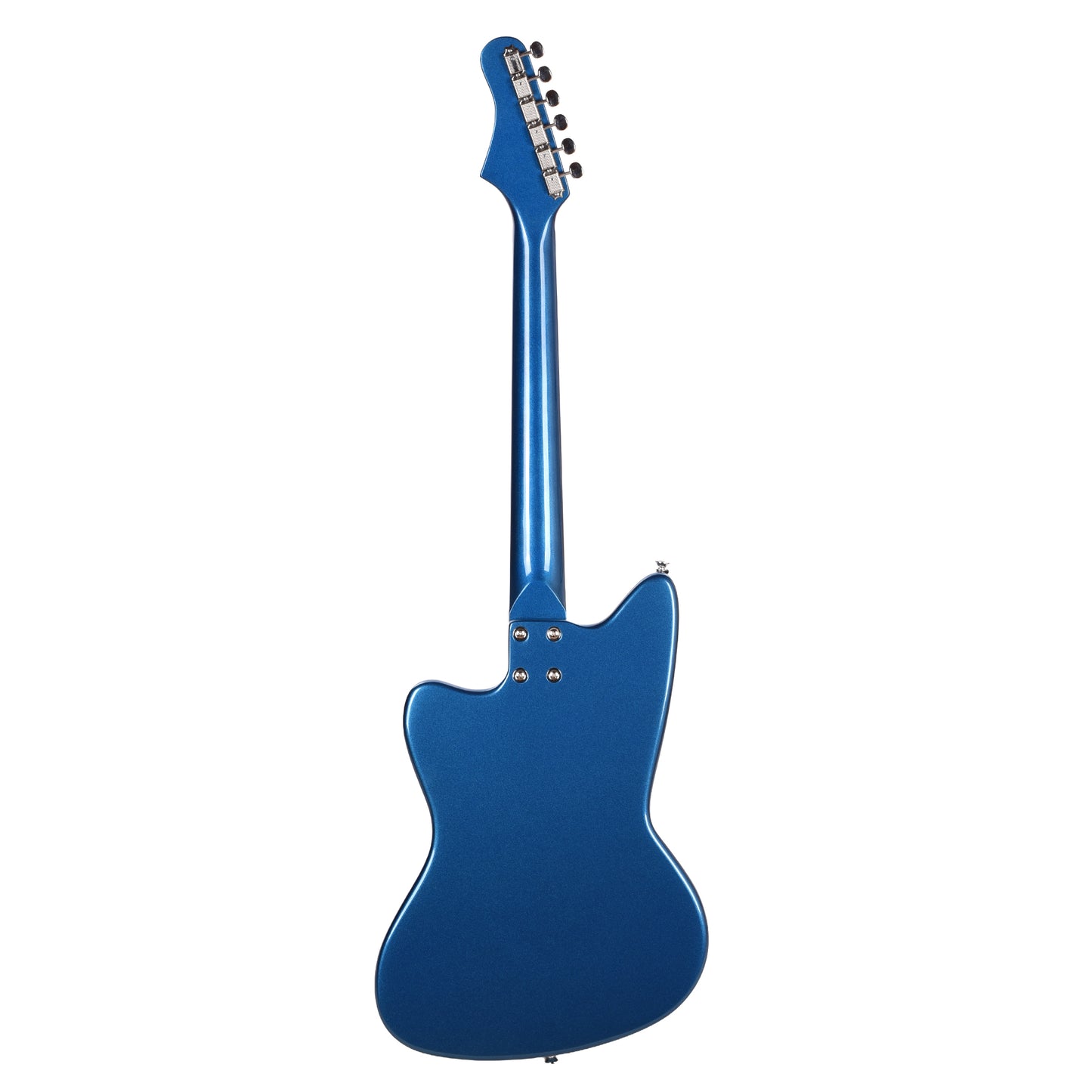 Silvertone 1478 SPBL Offset Solid Body Electric Guitar w/ Stop Tailpiece Pelham Blue Electric Guitars