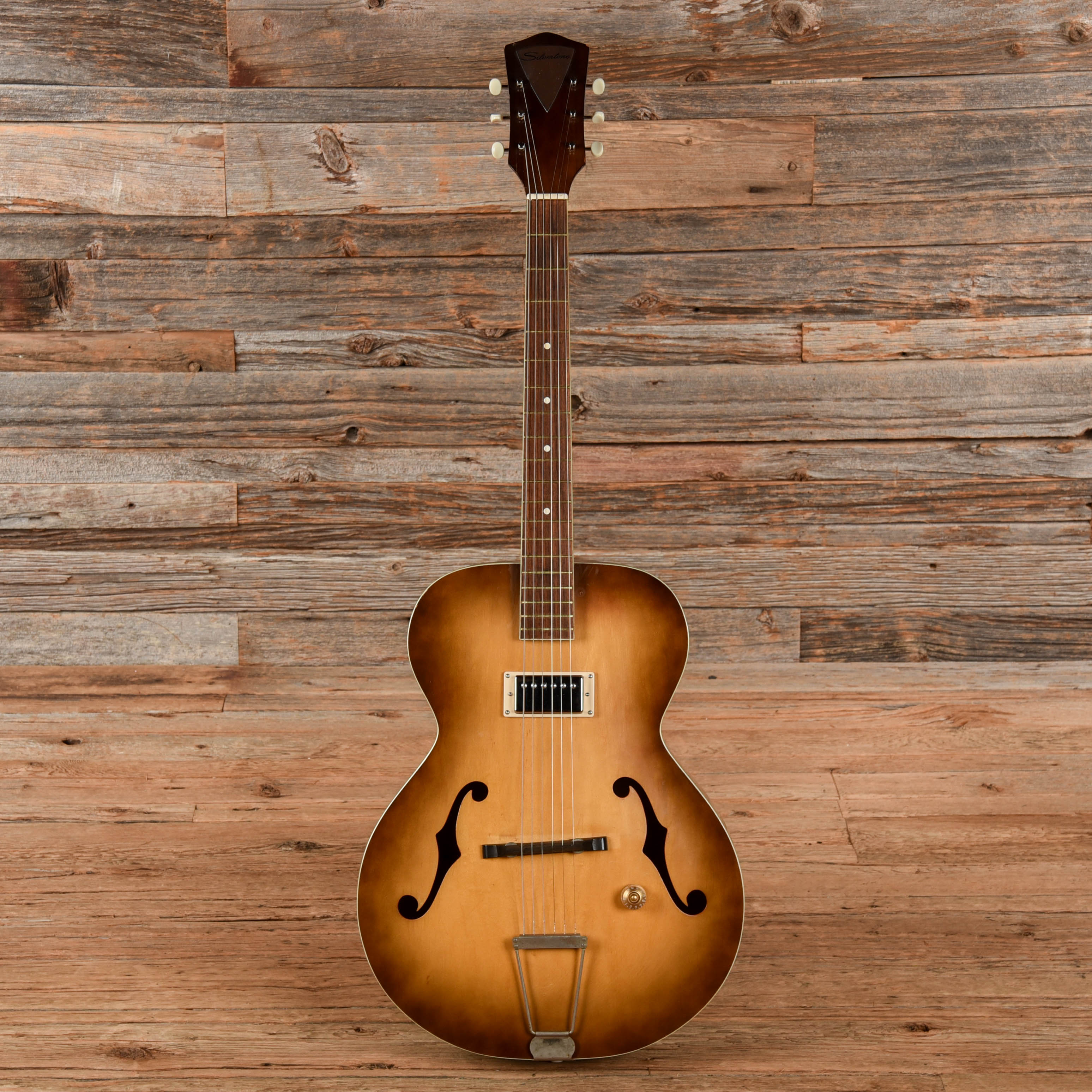 Silvertone 57-619 Sunburst 1960s Electric Guitars