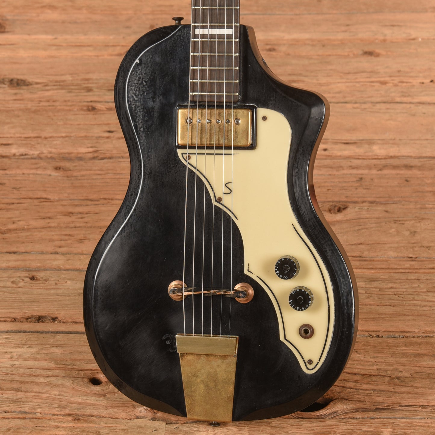 Silvertone Artist 1522S Black 1960s Electric Guitars