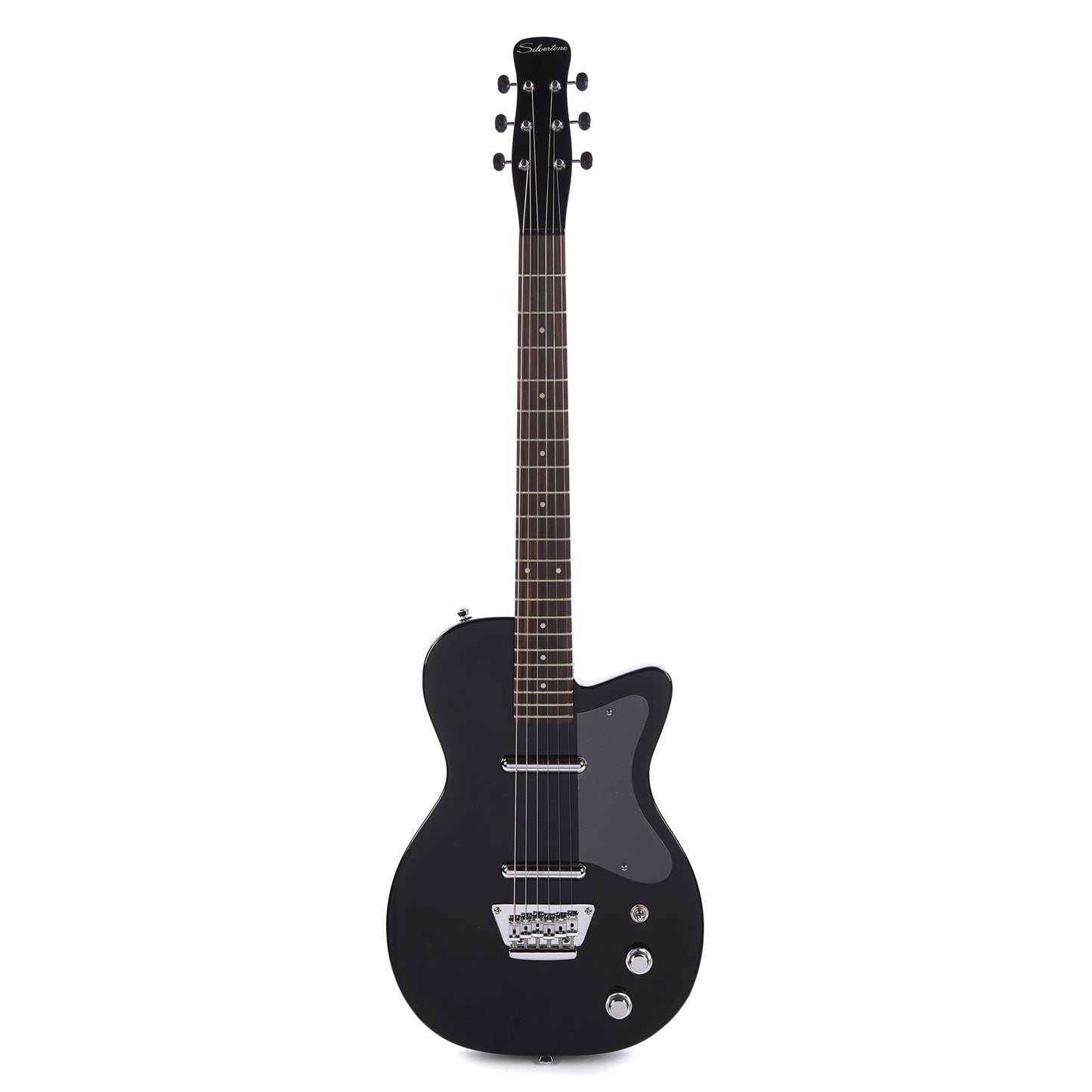 Silvertone 1303/U2 Black Electric Guitars / Solid Body