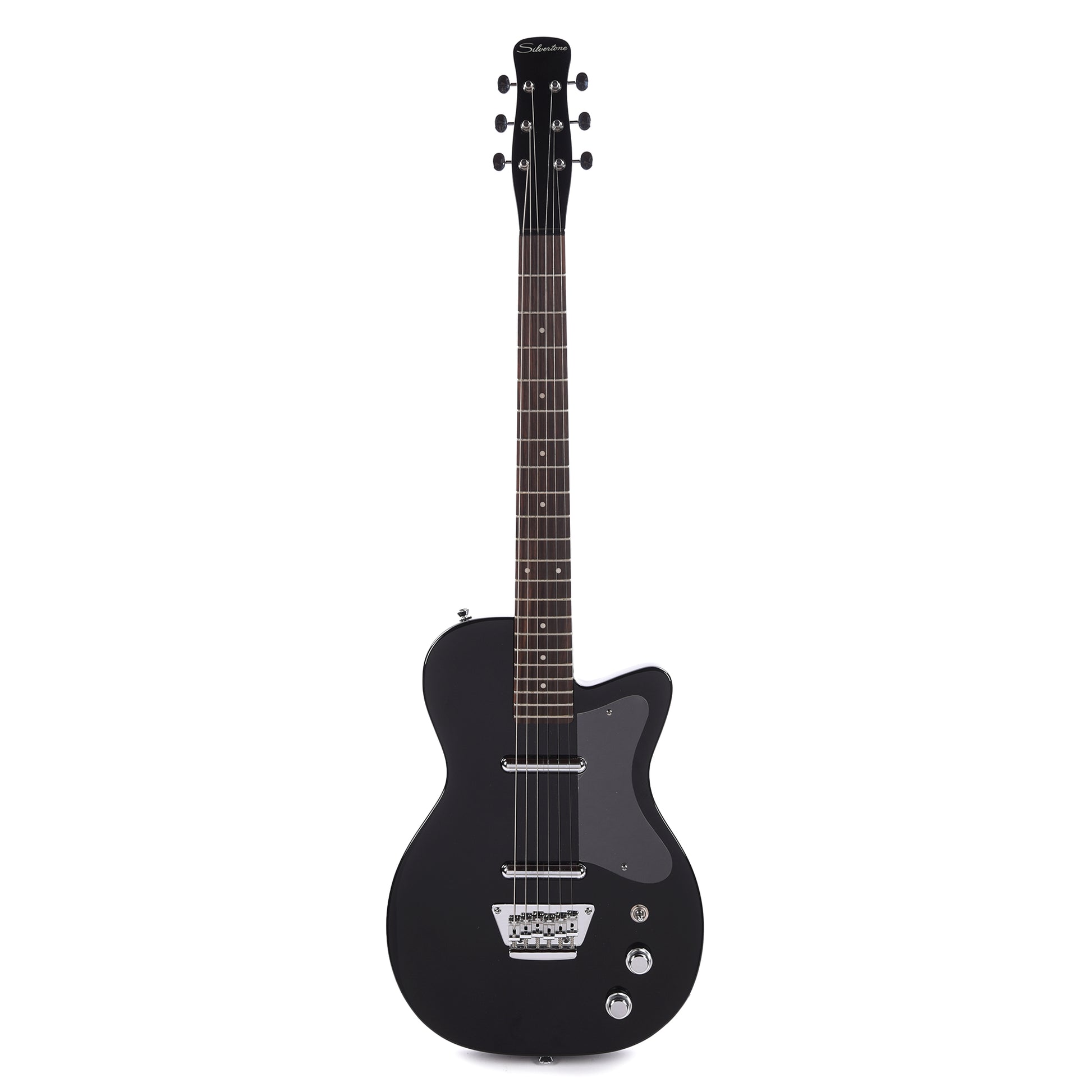 Silvertone 1303/U2 Black Electric Guitars / Solid Body