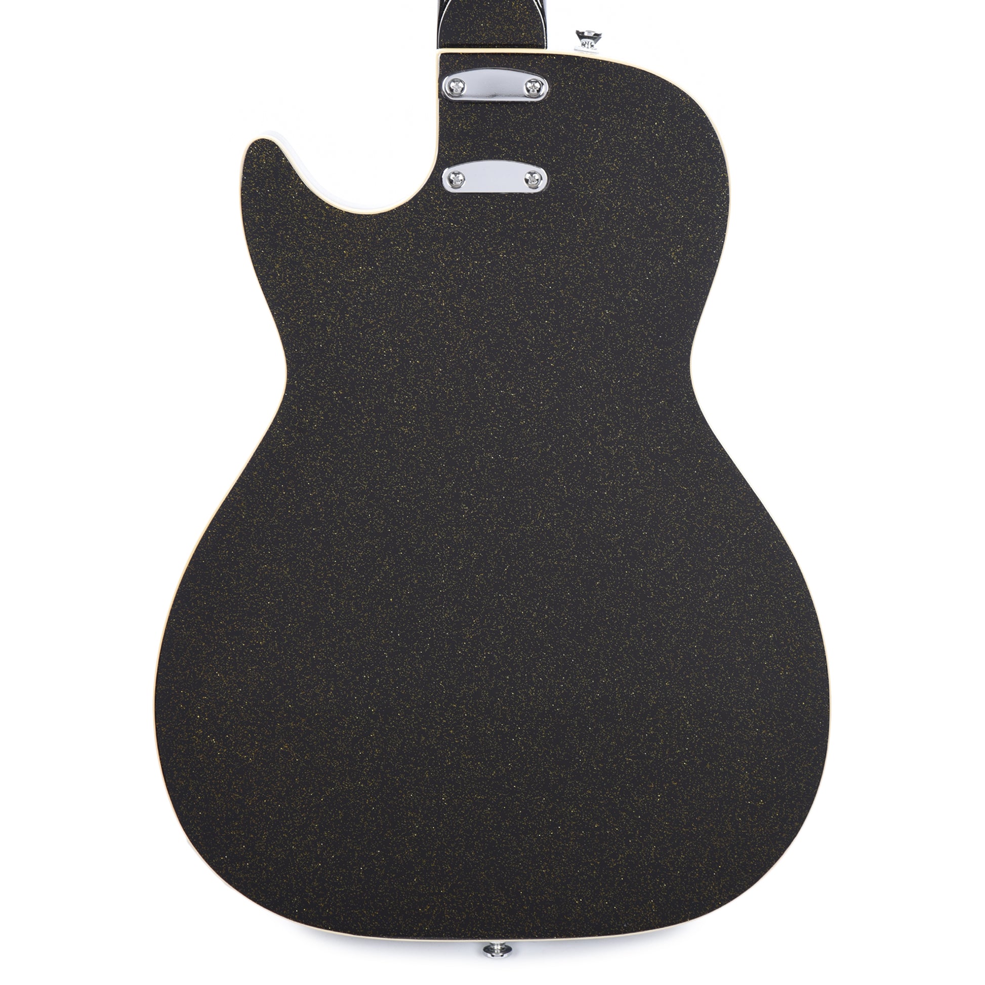 Silvertone 1423 Jupiter Black Gold Metallic Flake Electric Guitars / Solid Body
