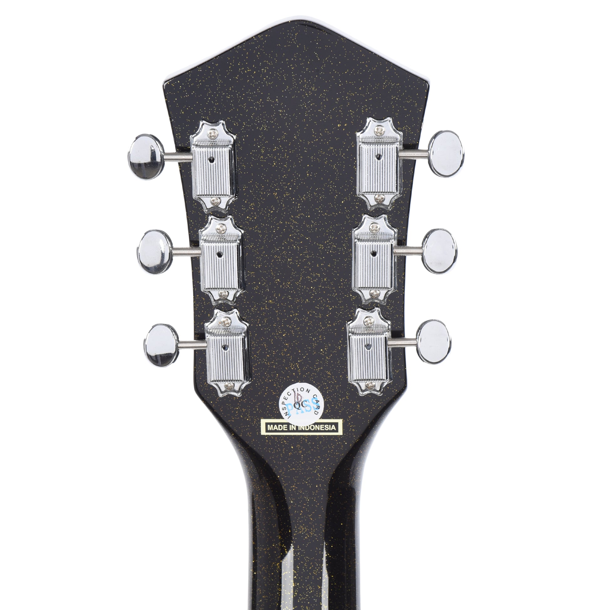 Silvertone 1423 Jupiter Black Gold Metallic Flake Electric Guitars / Solid Body