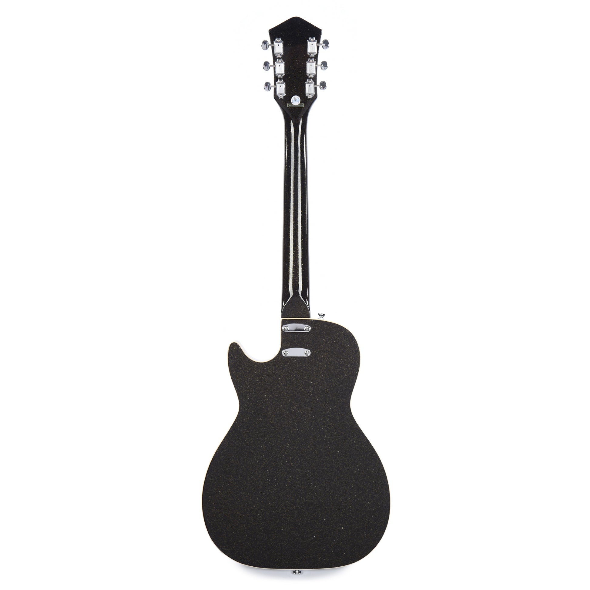 Silvertone 1423 Jupiter Black Gold Metallic Flake Electric Guitars / Solid Body