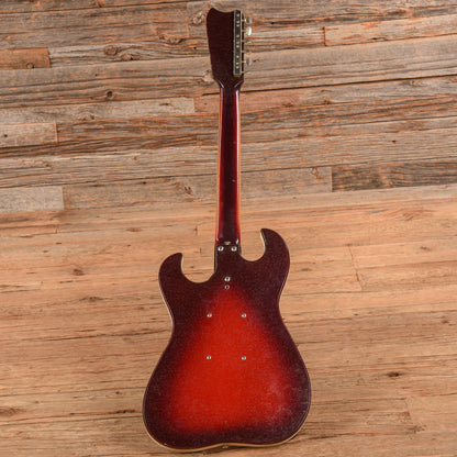Silvertone 1449/1457 Red Burst 1963 Electric Guitars / Solid Body